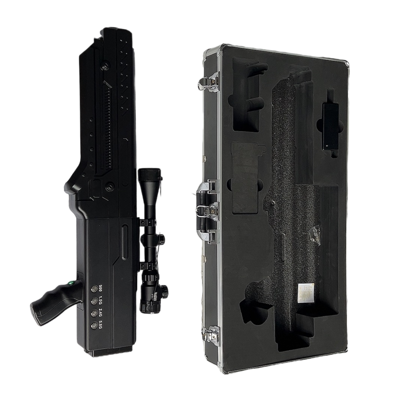  桥西手持便携式枪型低空防御反制四通道A型